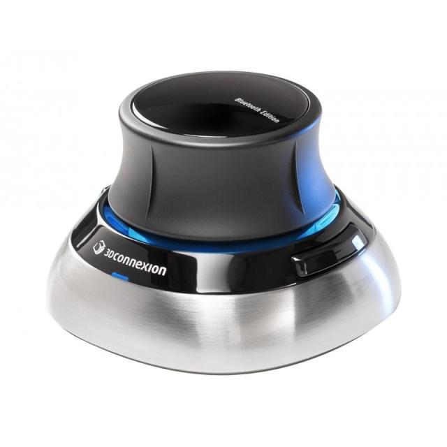 Dconnexion - SpaceMouse ratón Oficina RF Wireless + Bluetooth + USB Type-A 6DoF