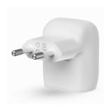 Belkin - WCA006VF1MWH-B6 cargador de dispositivo móvil Smartphone Blanco Corriente alterna Carga rápida Interior
