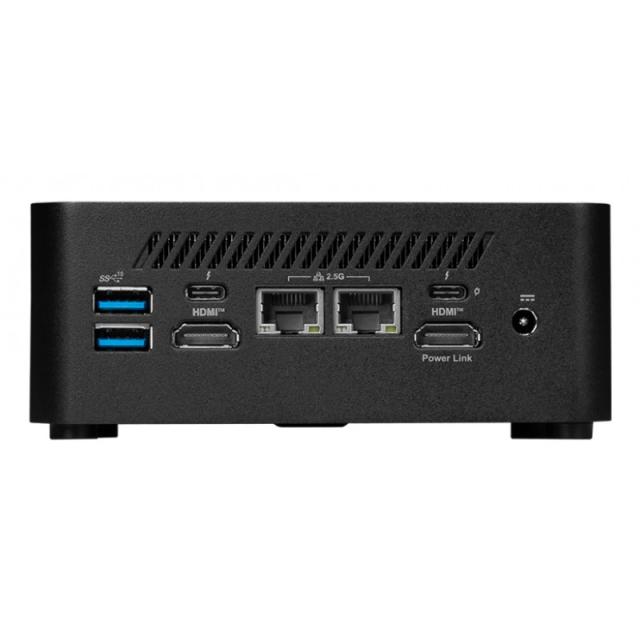 MSI - Cubi NUC AI 1UMG-033ES Intel Core Ultra 5 125H 8 GB DDR5-SDRAM 512 GB SSD Windows 11 Pro Mini PC Negro