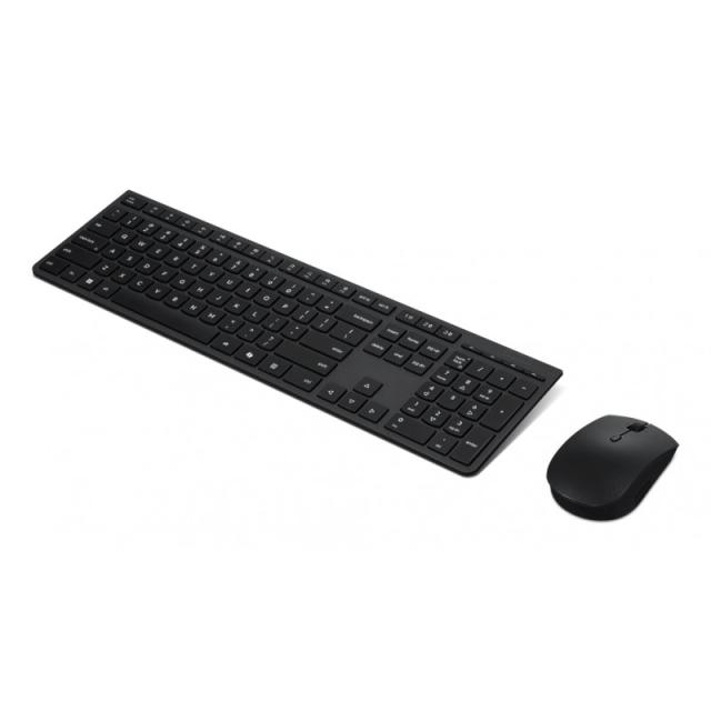 Lenovo - 4X31R64357 teclado Ratón incluido Oficina RF Wireless + Bluetooth QWERTY Español Gris