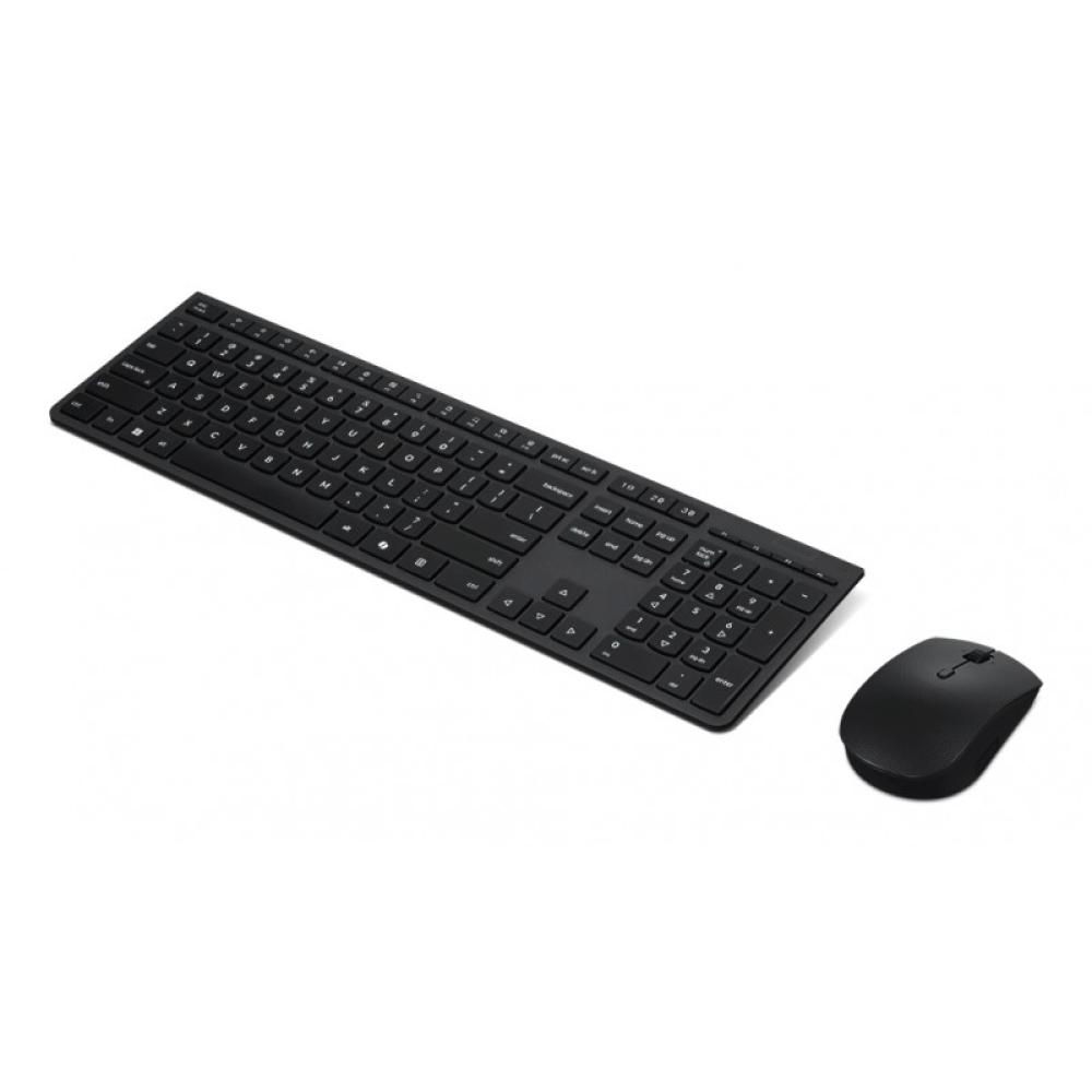 Lenovo - 4X31R64357 teclado Ratón incluido Oficina RF Wireless + Bluetooth QWERTY Español Gris