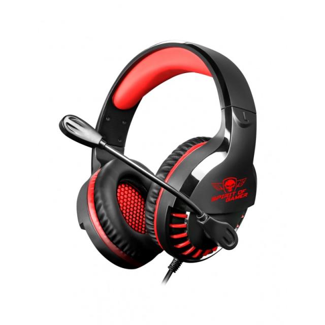 Spirit of Gamer - PRO-H3 Auriculares Alámbrico Diadema Juego Negro, Rojo