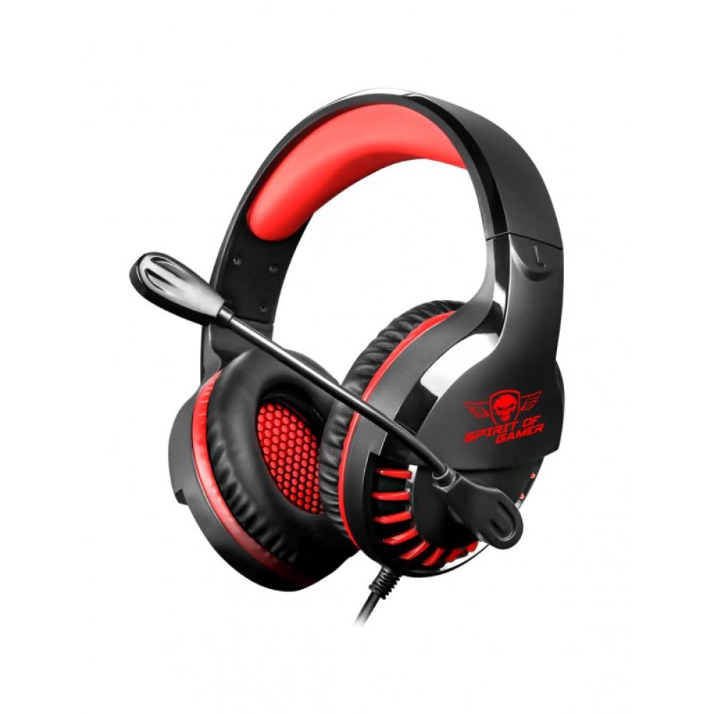 Spirit of Gamer - PRO-H3 Auriculares Alámbrico Diadema Juego Negro, Rojo