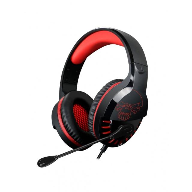 Spirit of Gamer - MIC-PH3SW2 auricular y casco Auriculares Alámbrico Diadema Llamadas/Música Negro, Rojo