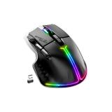 Spirit of Gamer - PRO M5 DARK WIRELESS ratón Juego mano derecha RF Wireless + Bluetooth + USB Type-C Óptico 8000 DPI
