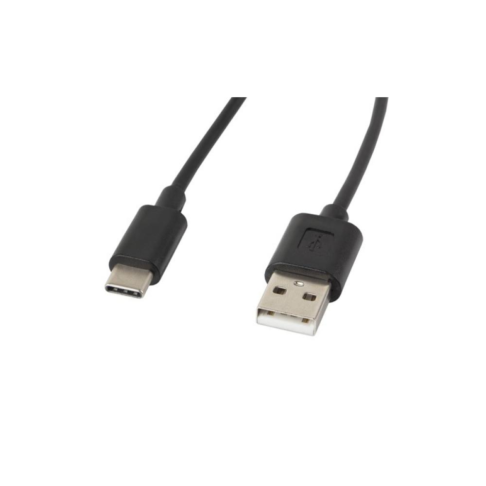 Lanberg - CA-USBO-10CC-0018-BK cable USB USB 2.0 1,8 m USB A USB C Negro