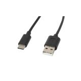 Lanberg - CA-USBO-10CC-0018-BK cable USB USB 2.0 1,8 m USB A USB C Negro