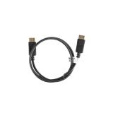 Lanberg - CA-DPDP-10CC-0010-BK cable DisplayPort 1 m Negro