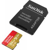 SanDisk - Extreme 64 GB MicroSDXC UHS-I Clase 10 - SDSQXAH-064G-GN6AA