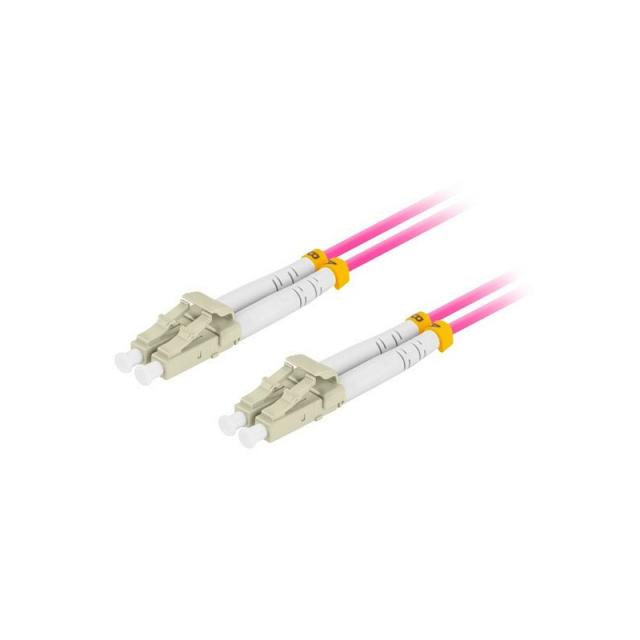 Lanberg - FO-LULU-MD41-0005-VT Cable de fibra óptica e InfiniBand 0,5 m LC LC/UPC Violeta
