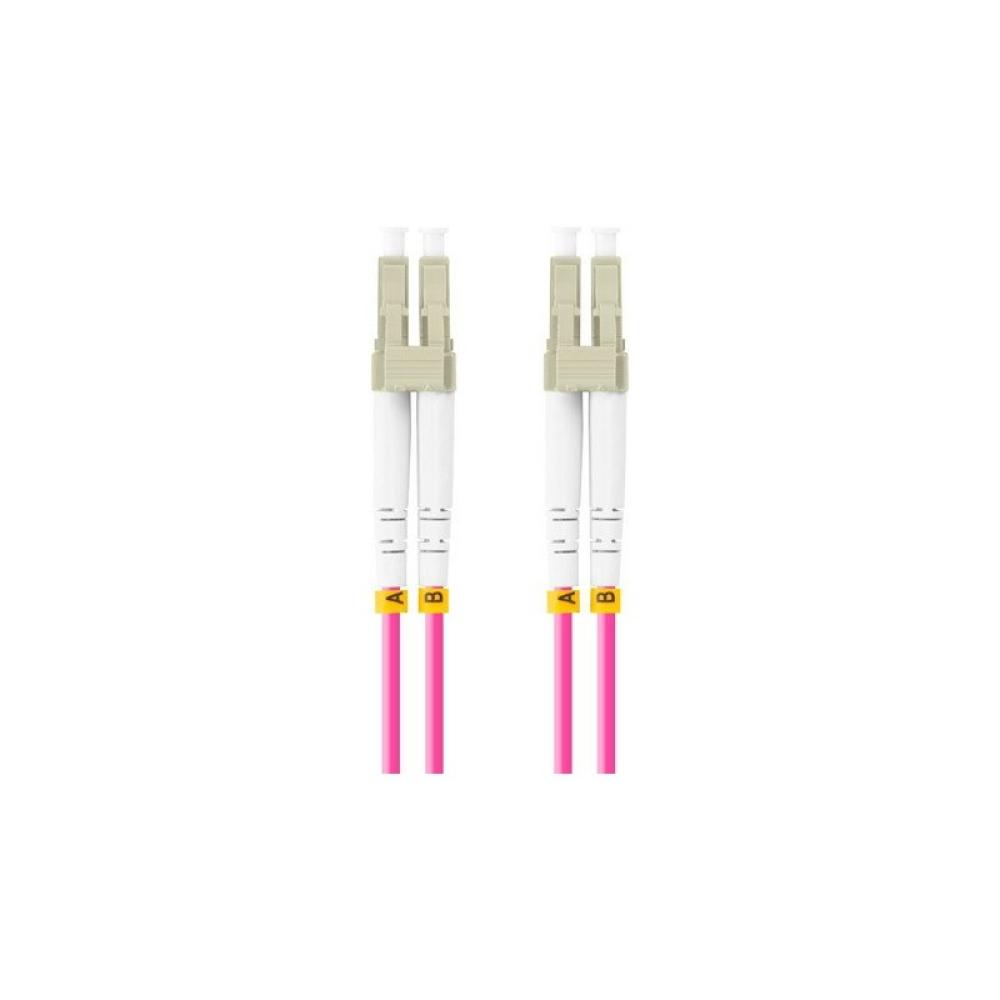 Lanberg - FO-LULU-MD41-0005-VT Cable de fibra óptica e InfiniBand 0,5 m LC LC/UPC Violeta