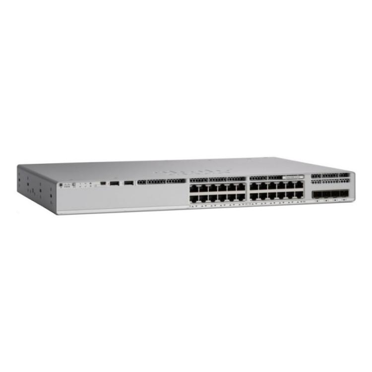Cisco - Catalyst C9200L Gestionado L3 Gigabit Ethernet (10/100/1000) Energía sobre Ethernet (PoE) Gris