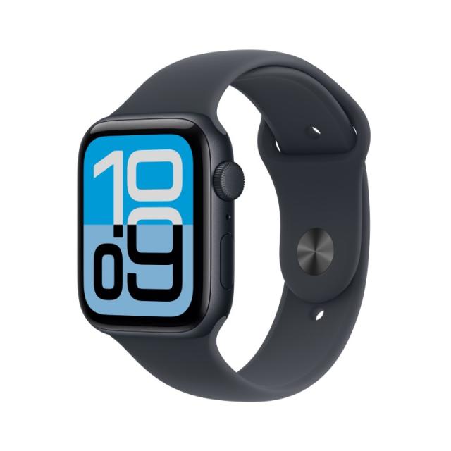 Apple - Watch SE (3nd generation) OLED 44 mm Digital 368 x 448 Pixeles Pantalla táctil Negro Wifi GPS (satélite) - MEHN4QL/A