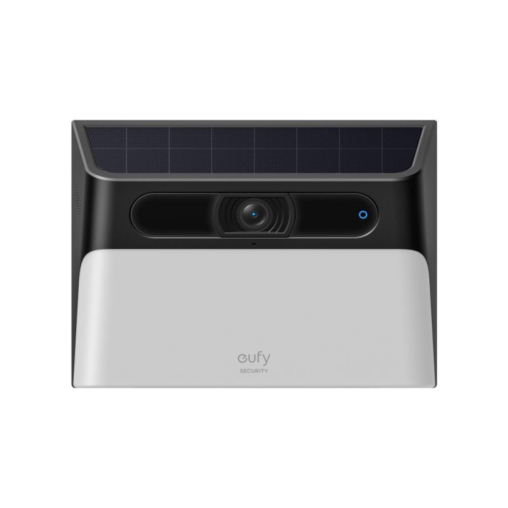 Eufy - Cámara solar con luz de pared Security S120, cámara solar inalámbrica exterior, cámara 2K, energía inagotable, luz activa