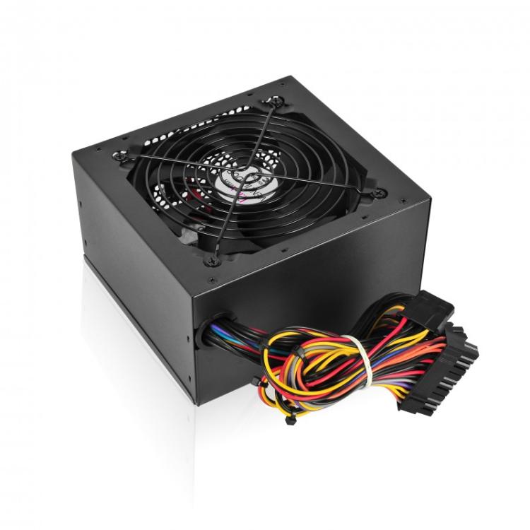 L-Link - LL-PS-500-CAB unidad de fuente de alimentación 500 W 24-pin ATX ATX Negro