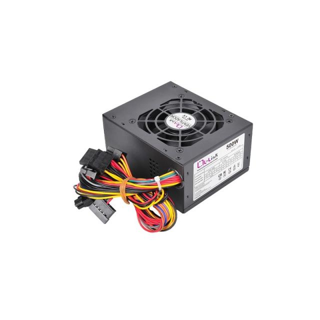 L-Link - LL-PS-MICRO500-CAB unidad de fuente de alimentación 500 W 20+4 pin ATX ATX Negro