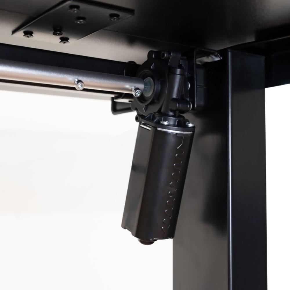 TooQ - Mesa de Escritorio ORIGAMI Eléctrica Ajustable con Tablero, Negra