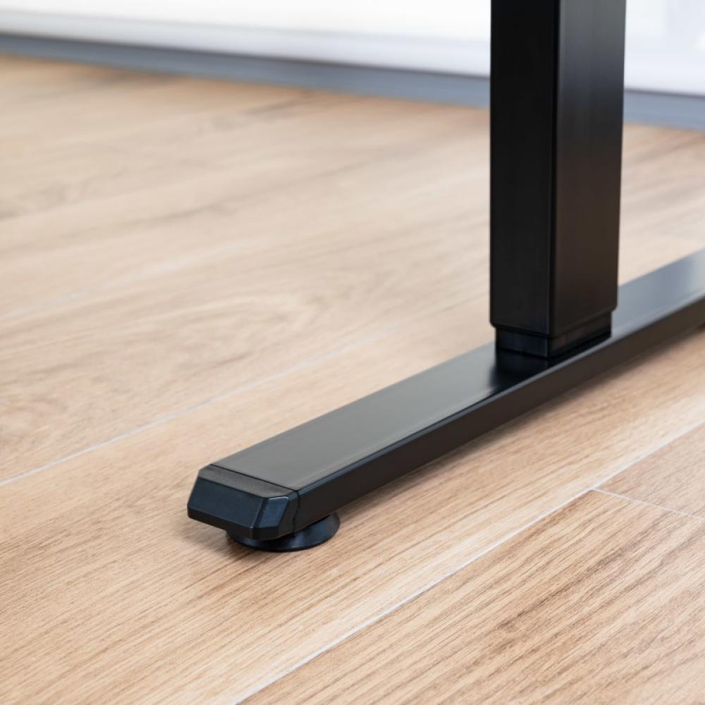 TooQ - Mesa de Escritorio ORIGAMI Eléctrica Ajustable con Tablero, Negra