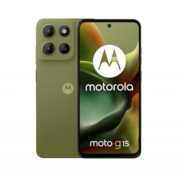 Motorola - moto g15 17,1 cm (6.72") SIM doble Android 15 4G USB Tipo C 4 GB 128 GB 5200 mAh Verde