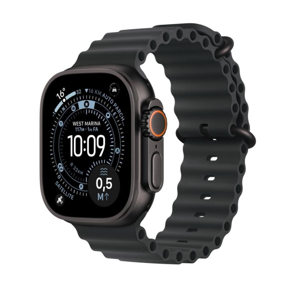 Apple - Watch Ultra 3 OLED 49 mm Digital 422 x 514 Pixeles Pantalla táctil 5G Negro Wifi GPS (satélite) - MF0J4QL/A