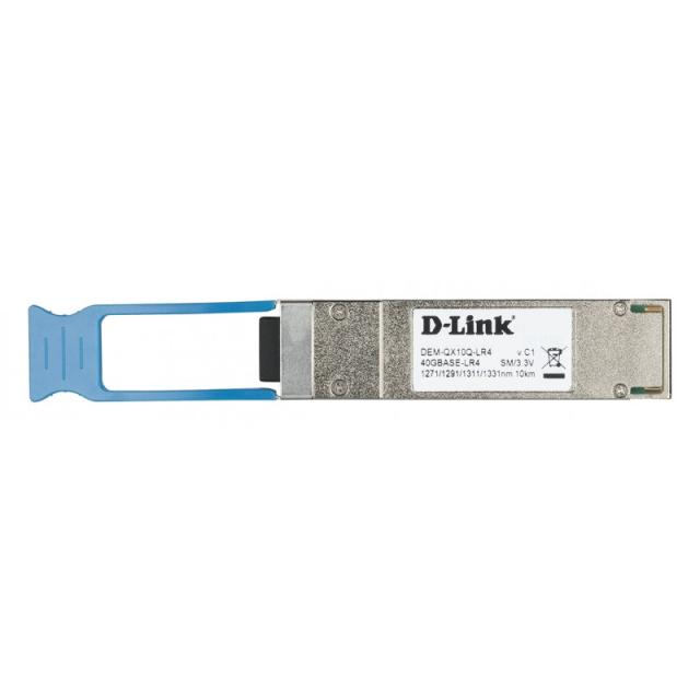 D-Link - DEM-QX10Q-LR4 red modulo transceptor Fibra óptica 40000 Mbit/s QSFP+ 1310 nm