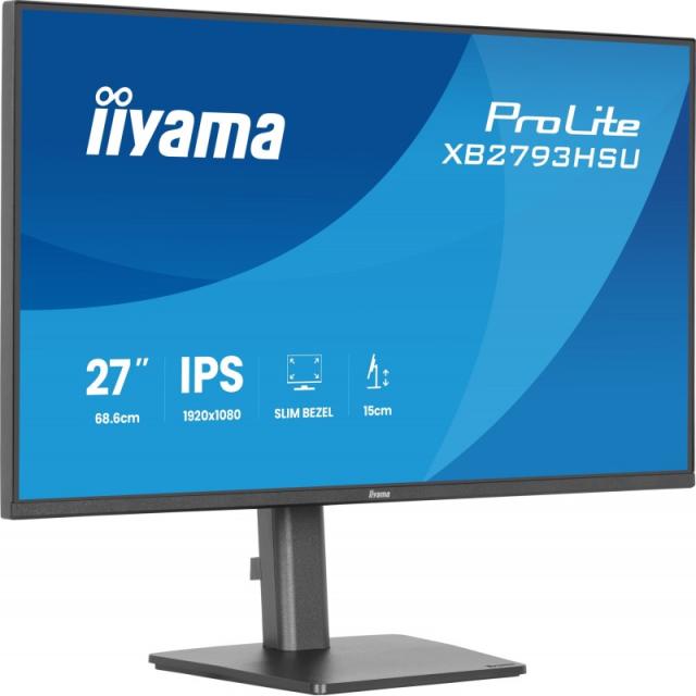 iiyama - ProLite XB2793HSU-B1 pantalla para PC 68,6 cm (27") 1920 x 1080 Pixeles Full HD LED Negro