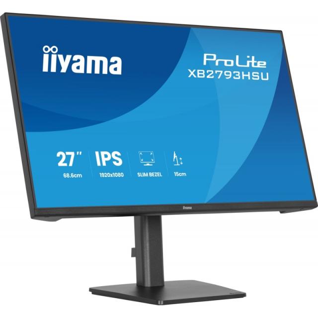 iiyama - ProLite XB2793HSU-B1 pantalla para PC 68,6 cm (27") 1920 x 1080 Pixeles Full HD LED Negro