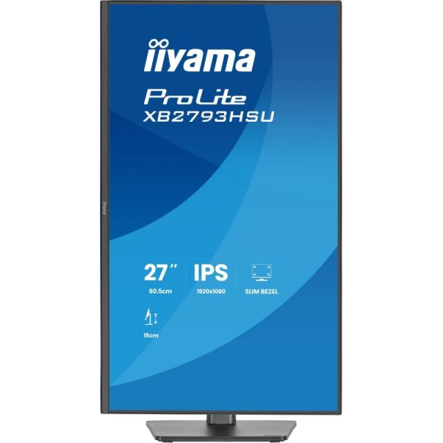 iiyama - ProLite XB2793HSU-B1 pantalla para PC 68,6 cm (27") 1920 x 1080 Pixeles Full HD LED Negro