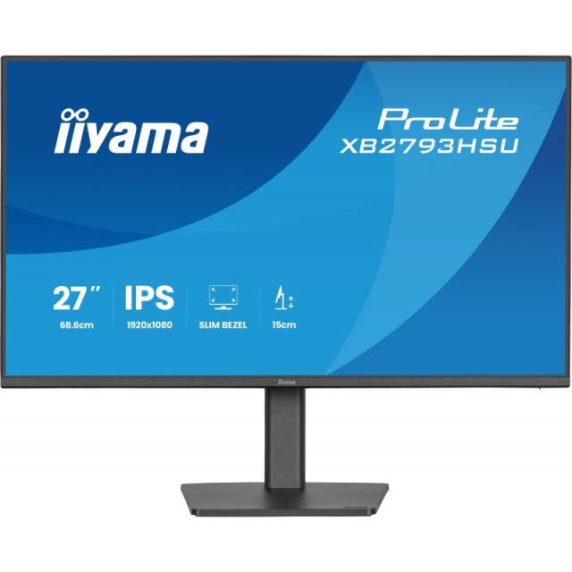 iiyama - ProLite XB2793HSU-B1 pantalla para PC 68,6 cm (27") 1920 x 1080 Pixeles Full HD LED Negro