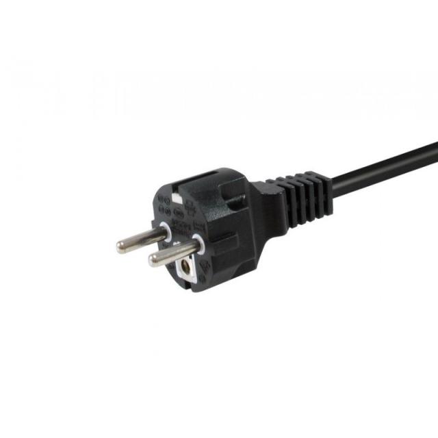 Equip - 112181 cable de transmisión Negro 3 m CEE7/7 CEE7/3