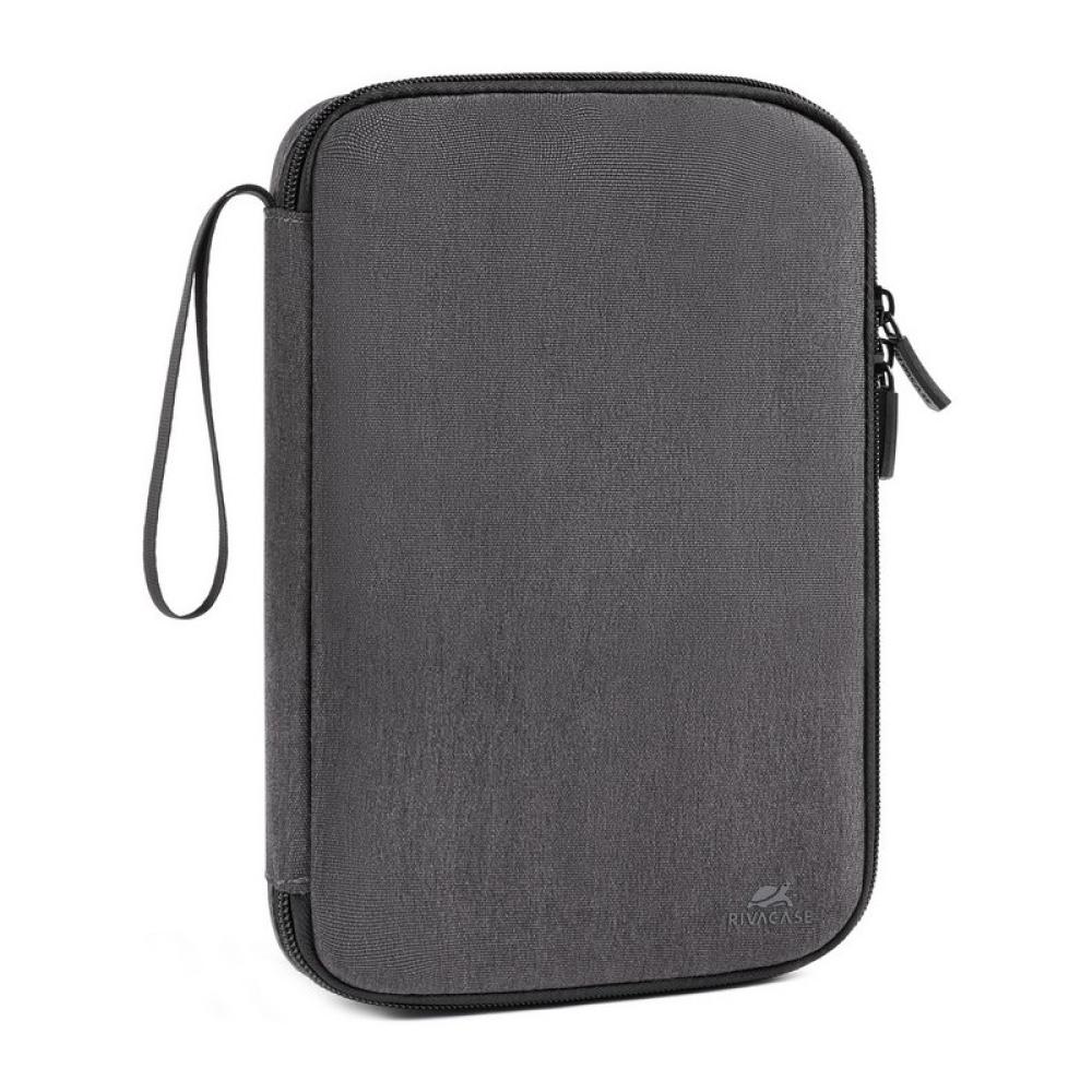 Rivacase - Suzuka organizador personal Poliéster, Tereftalato de polietileno reciclado (rPET) Gris