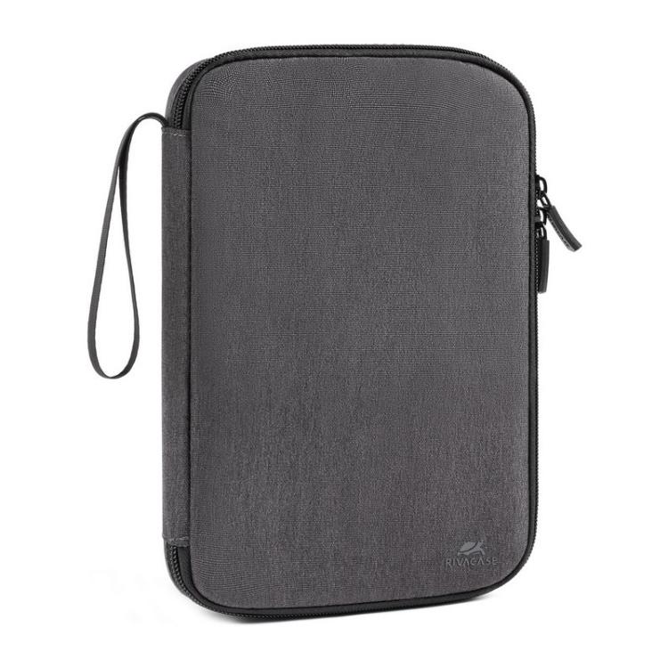 Rivacase - Suzuka organizador personal Poliéster, Tereftalato de polietileno reciclado (rPET) Gris