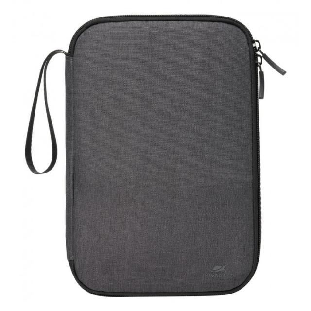 Rivacase - Suzuka organizador personal Poliéster, Tereftalato de polietileno reciclado (rPET) Gris