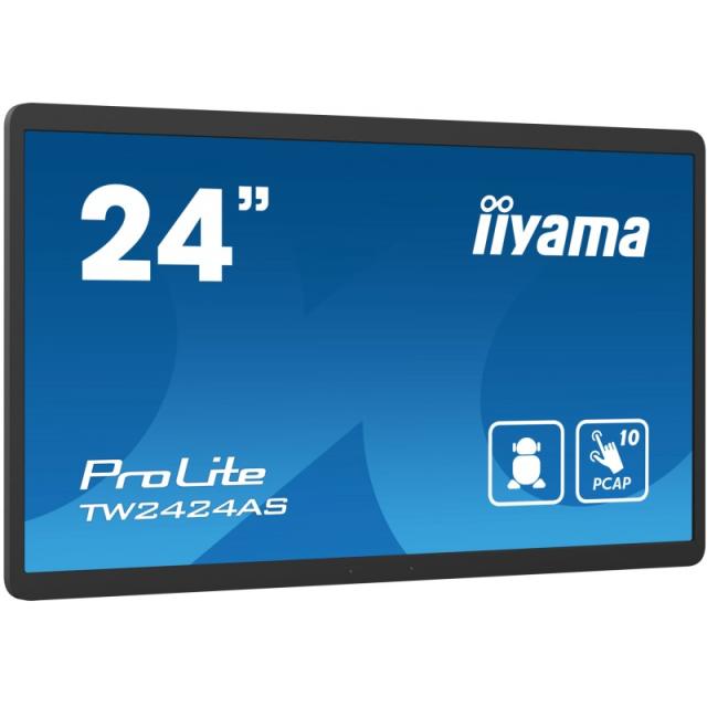 iiyama - TW2424AS-B1 pantalla de señalización Pantalla plana para señalización digital 60,5 cm (23.8") Wifi 250 cd / m² 4K Ultra