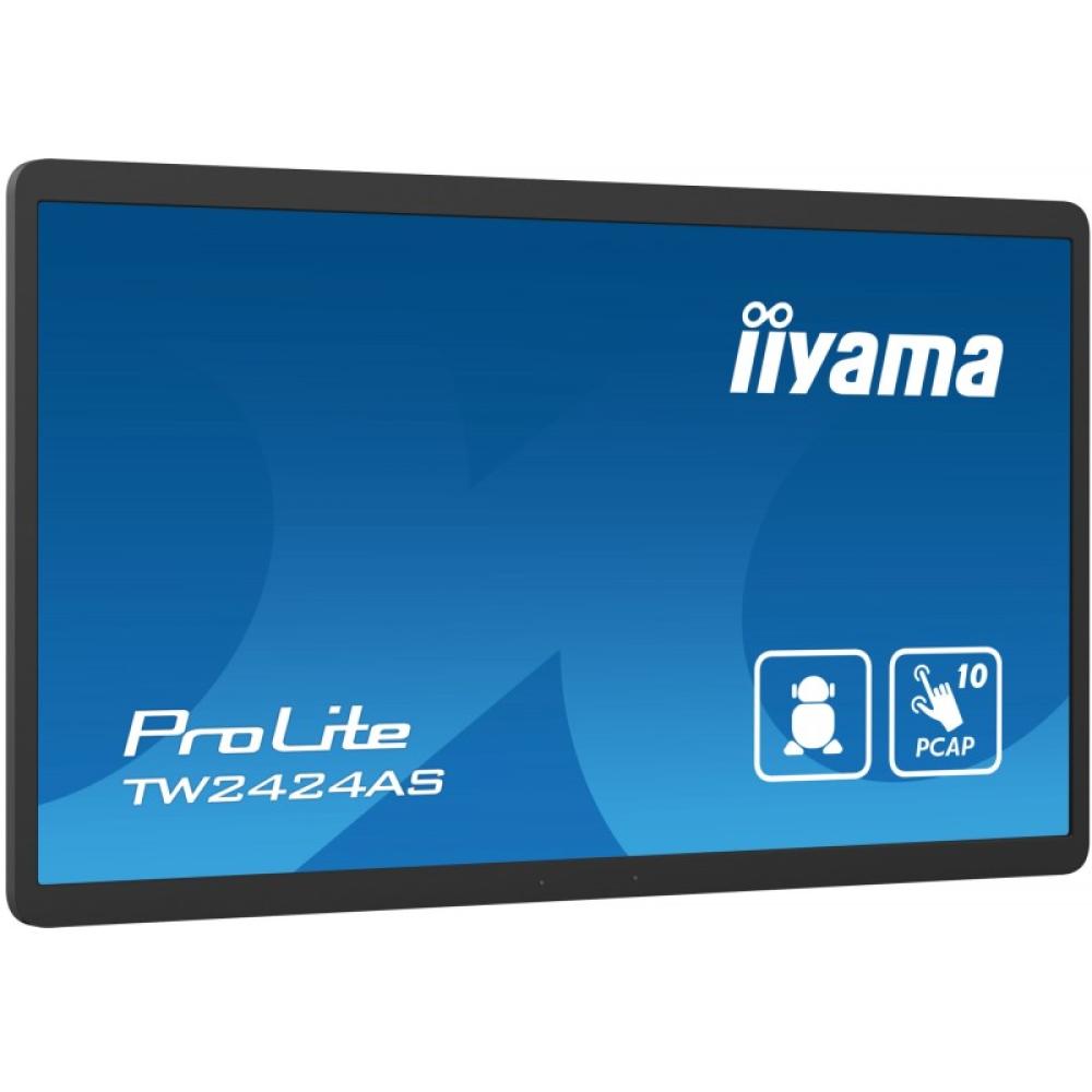 iiyama - TW2424AS-B1 pantalla de señalización Pantalla plana para señalización digital 60,5 cm (23.8") Wifi 250 cd / m² 4K Ultra