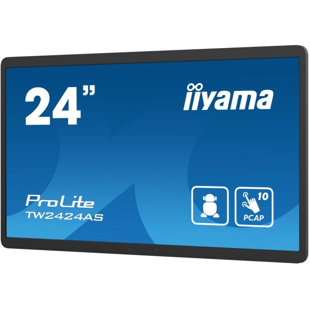 iiyama - TW2424AS-B1 pantalla de señalización Pantalla plana para señalización digital 60,5 cm (23.8") Wifi 250 cd / m² 4K Ultra