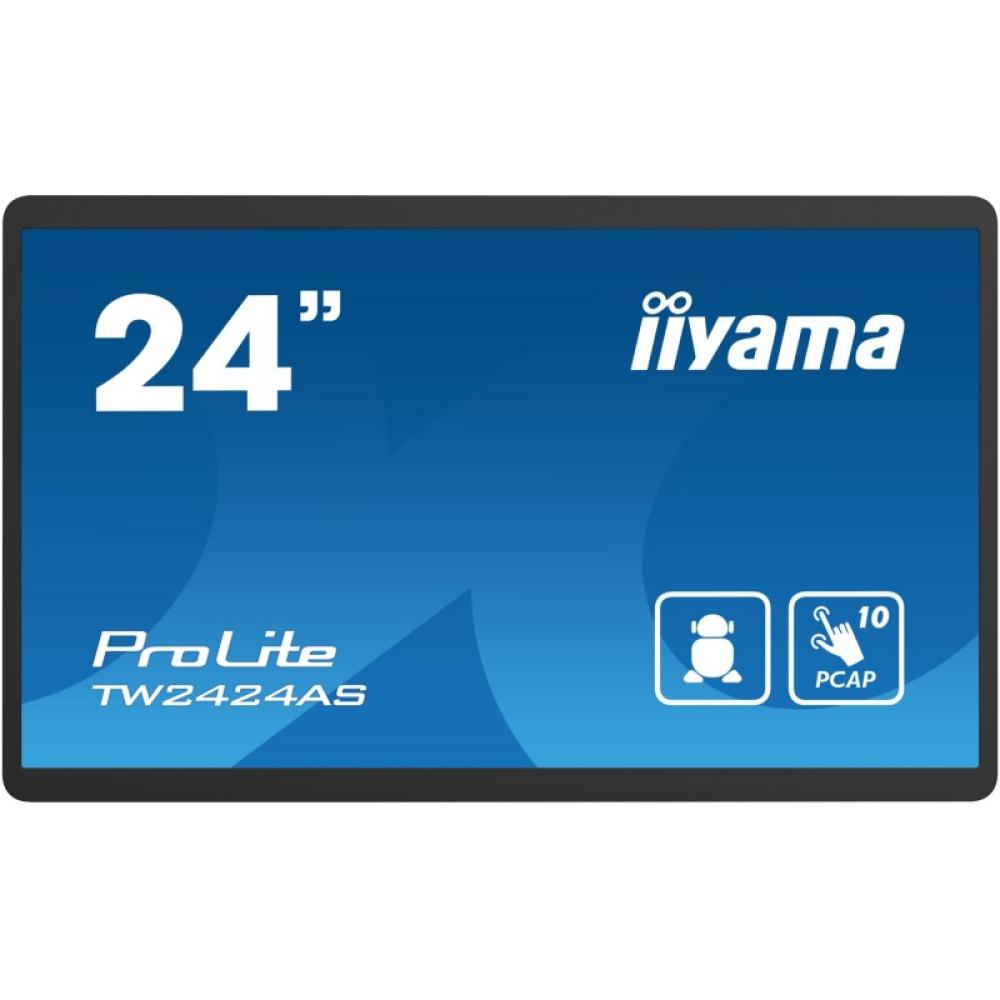 iiyama - TW2424AS-B1 pantalla de señalización Pantalla plana para señalización digital 60,5 cm (23.8") Wifi 250 cd / m² 4K Ultra