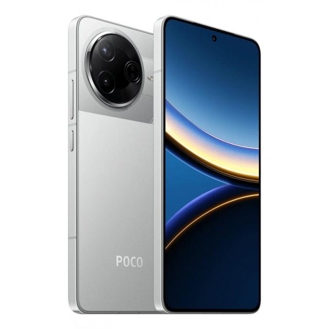 Xiaomi - Poco F7 Pro 16,9 cm (6.67") SIM doble 5G USB Tipo C 12 GB 256 GB 6000 mAh Plata