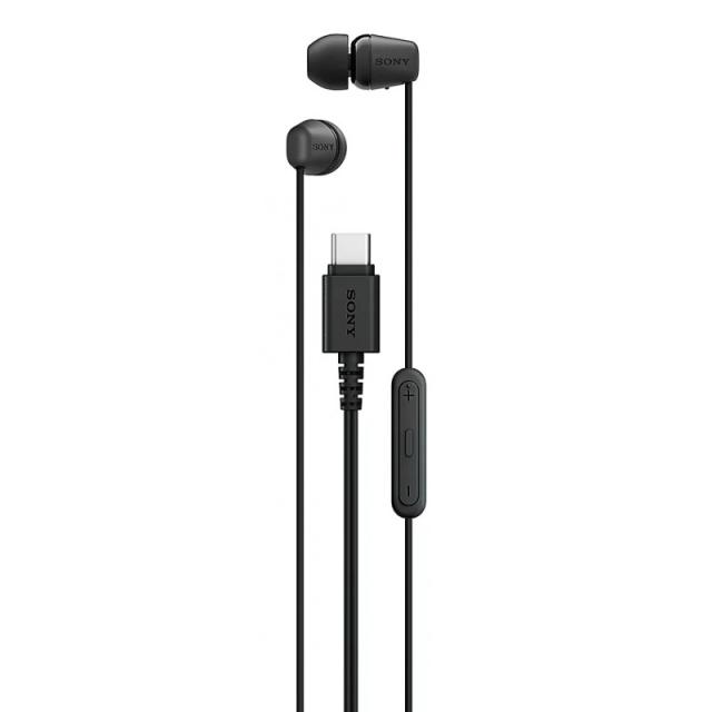 Sony - IER-EX15C Auriculares Alámbrico Dentro de oído Llamadas/Música USB Tipo C Negro