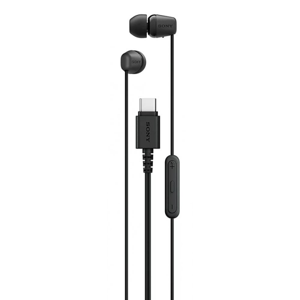 Sony - IER-EX15C Auriculares Alámbrico Dentro de oído Llamadas/Música USB Tipo C Negro