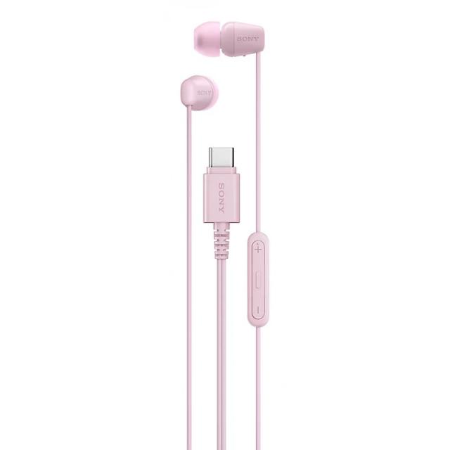 Sony - IER-EX15C Auriculares Alámbrico Dentro de oído Llamadas/Música USB Tipo C Rosa
