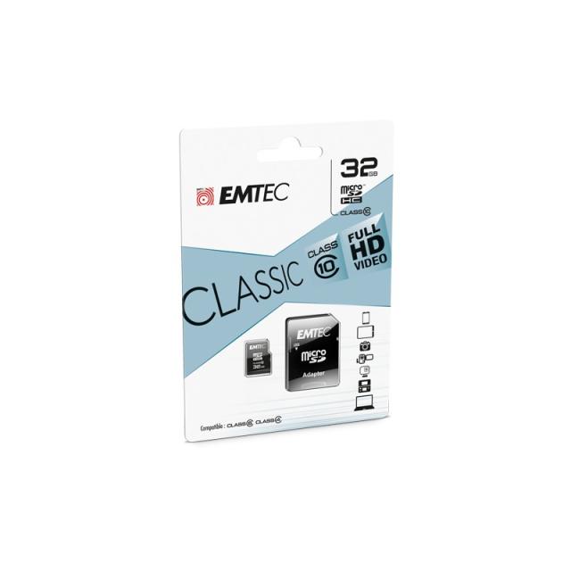 Emtec - ECMSDM32GHC10CG memoria flash 32 GB MicroSD Clase 10