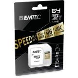 Emtec - ECMSDM64GXC10SP memoria flash 64 GB MicroSDXC Clase 10