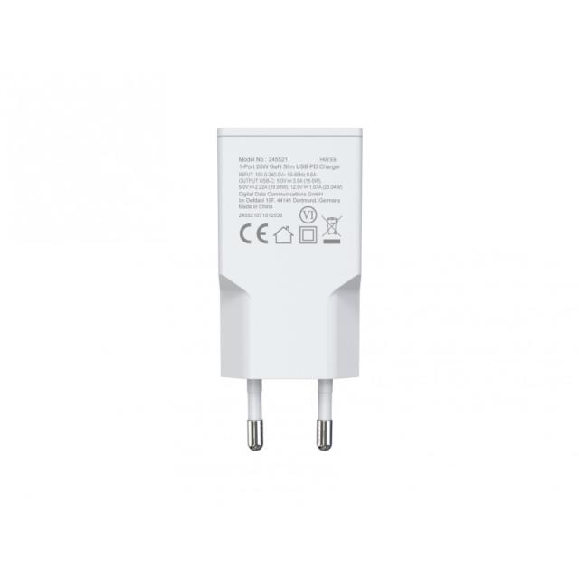 Equip - 245521 cargador de dispositivo móvil Universal Blanco Corriente alterna Carga rápida Interior