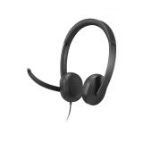 Lenovo - VoIP Headset 5000 Auriculares Alámbrico Diadema Oficina/Centro de llamadas USB Tipo C Negro