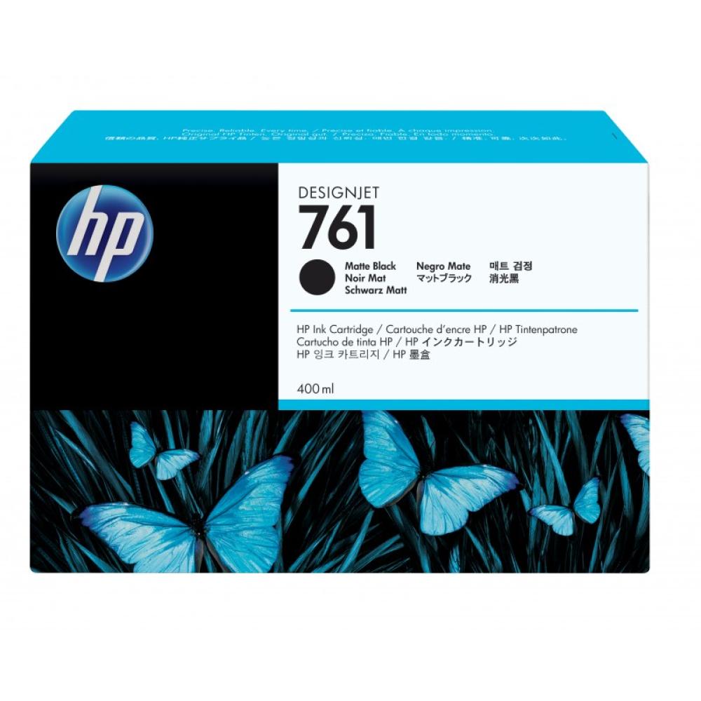 HP - Cartucho de tinta DesignJet 761 negro mate de 400 ml