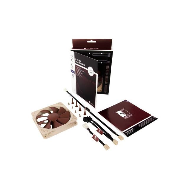 Noctua - NF-P12 PWM sistema de refrigeración para ordenador Carcasa del ordenador Ventilador 12 cm Marrón, Blanco 1 pieza(s)