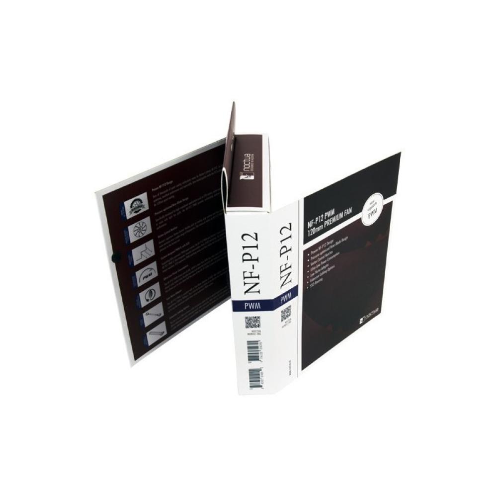 Noctua - NF-P12 PWM sistema de refrigeración para ordenador Carcasa del ordenador Ventilador 12 cm Marrón, Blanco 1 pieza(s)