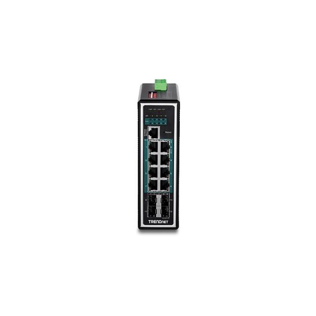 Trendnet - TI-PG1284i Gestionado L2+ Gigabit Ethernet (10/100/1000) Energía sobre Ethernet (PoE) Negro