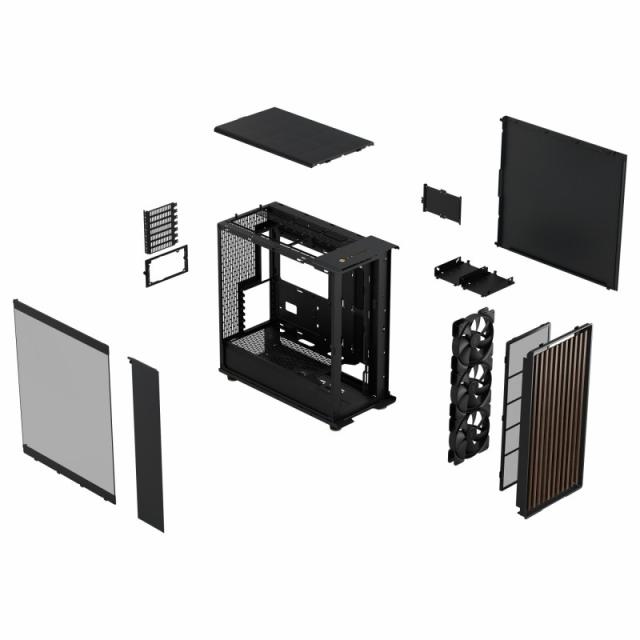 Fractal Design - North XL Midi Tower Negro, Carbón vegetal